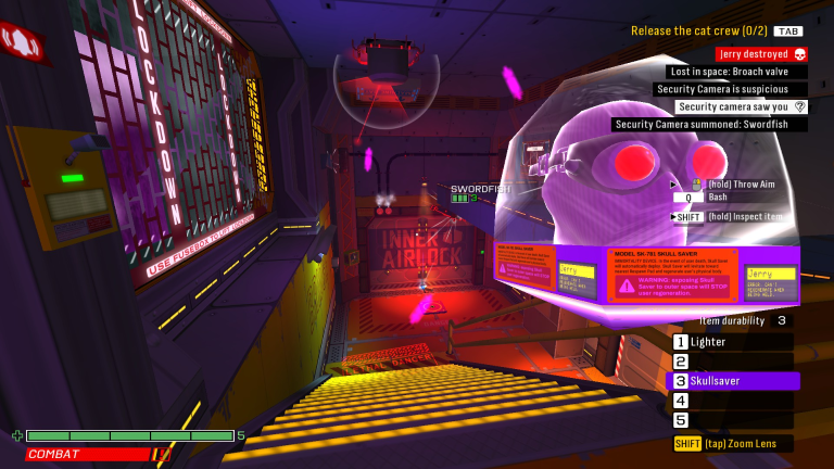Image of a Skull Saver from the video game Skin Deep.