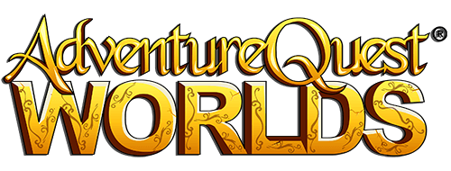 The Adventure Quest Worlds logo.